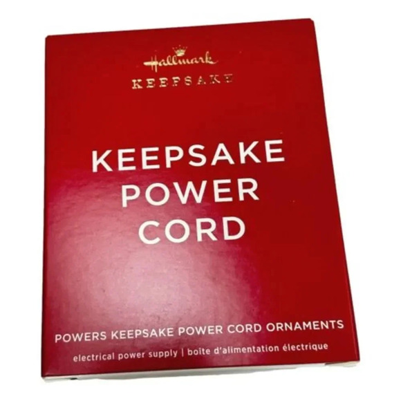 Hallmark Power Cord 2020 Electrical Power Supply Adaptor up to 7 Ornaments NEW - Picture 2 of 11